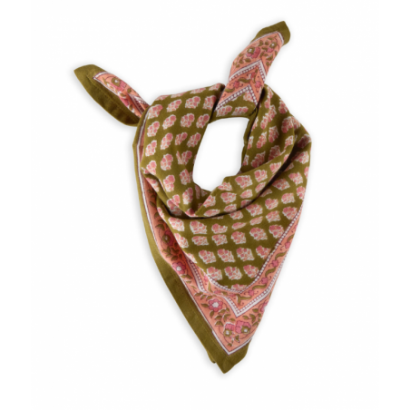 Foulard Petit format | Aarti Verde - Bindi Atelier