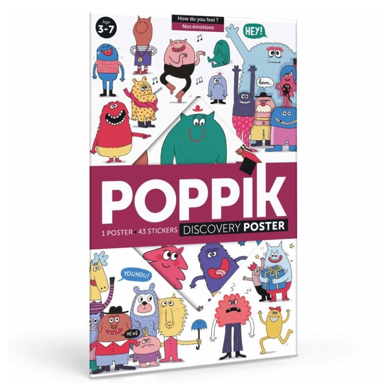 Poster Stickers | Nos émotions - Poppik