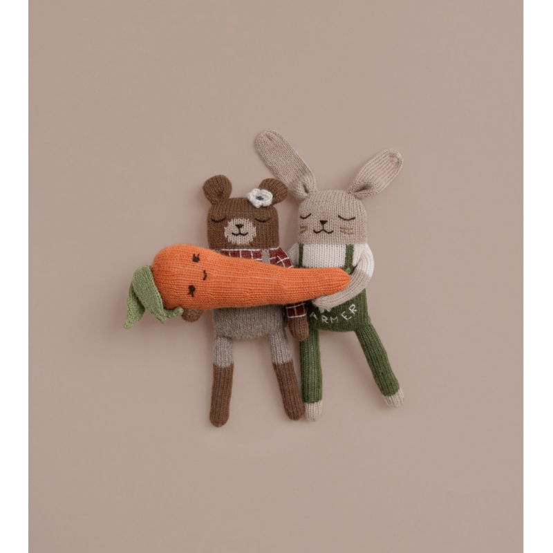 Hochet carotte orange