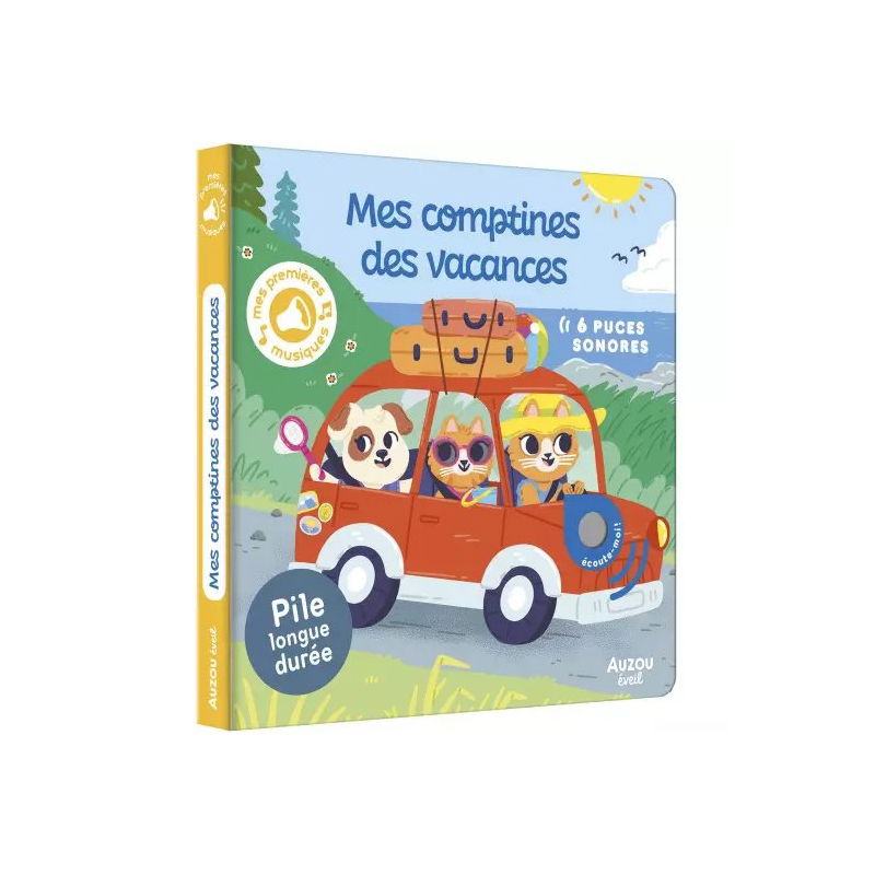 Livre sonore | Mes comptines des vacances