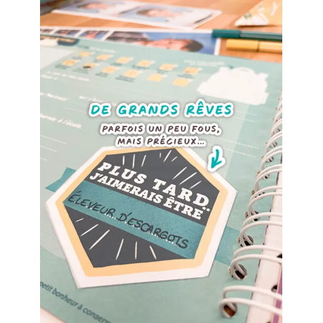 Album photos de classe | Vert turquoise - Nos petites aventures