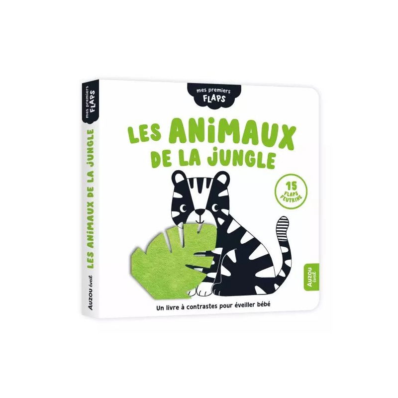 Mes premiers flaps | Les animaux de la jungle - Auzou