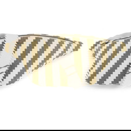 Sac banane | Rayures Olive/Ecru - Rose in April