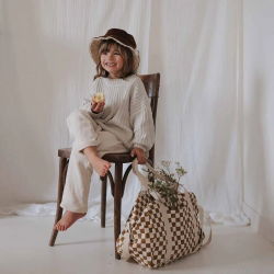 Sac Raphael | Damier caramel