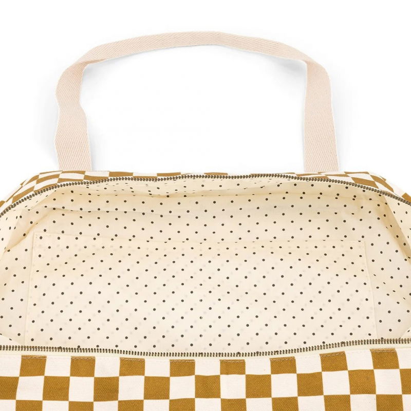 Sac Raphael | Damier caramel