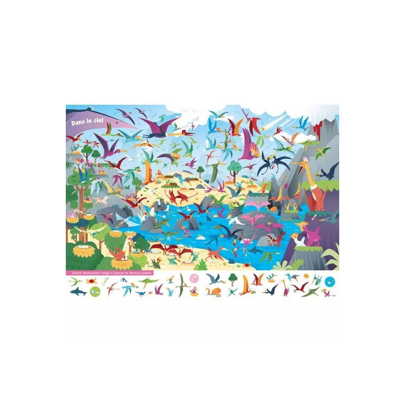 Cherche et trouve dinosaures