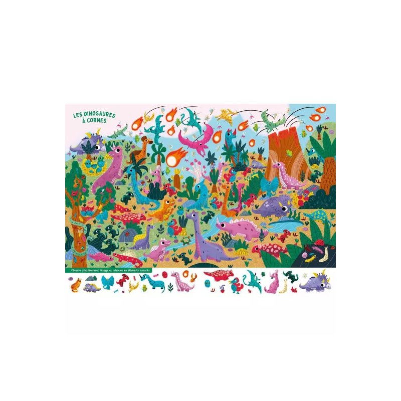 Cherche et trouve dinosaures