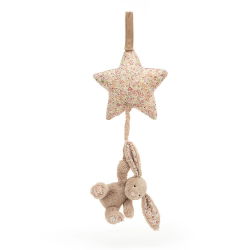 Lapin blossom étoile musical | Beige