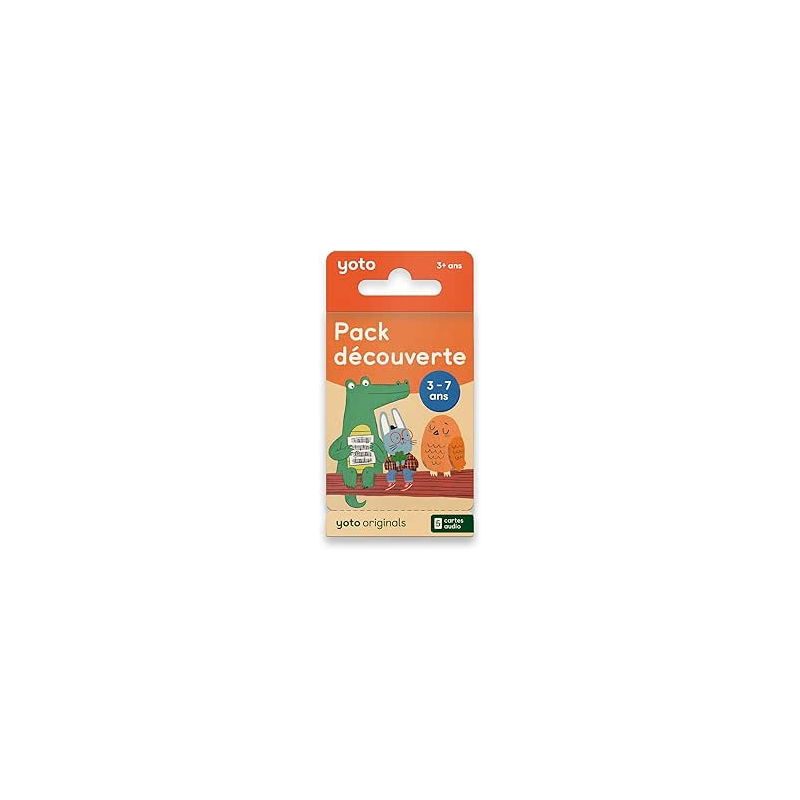 Carte yoto | Pack découverte 3-7 ans