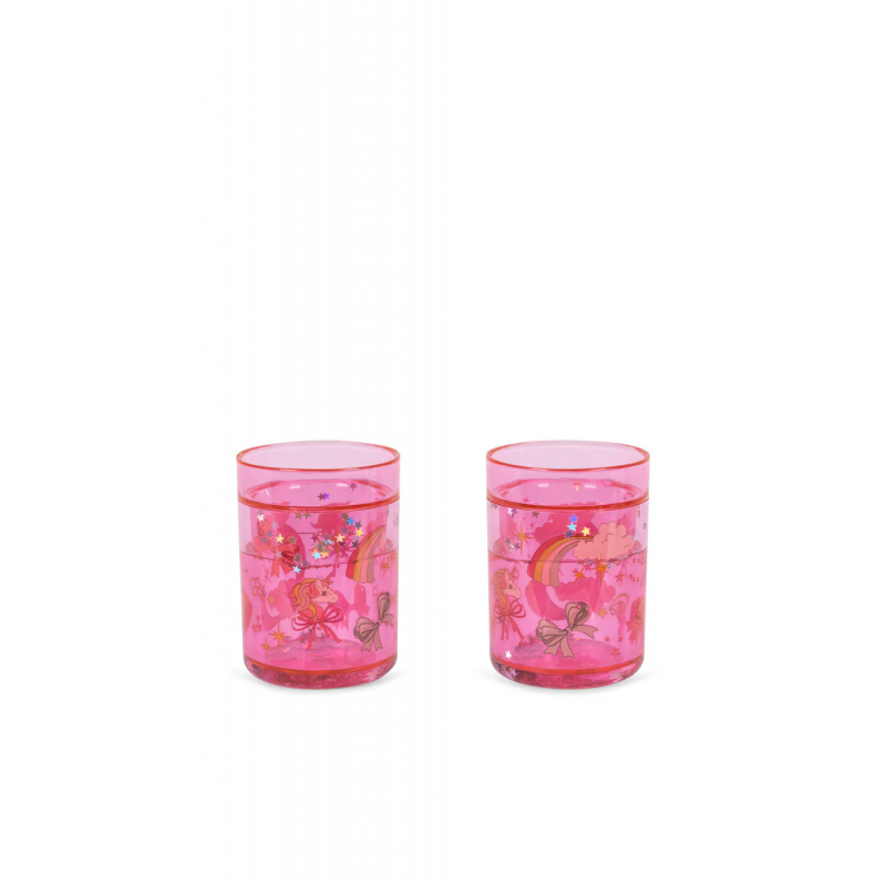 Lot de 2 verres à paillettes | Rainbow
