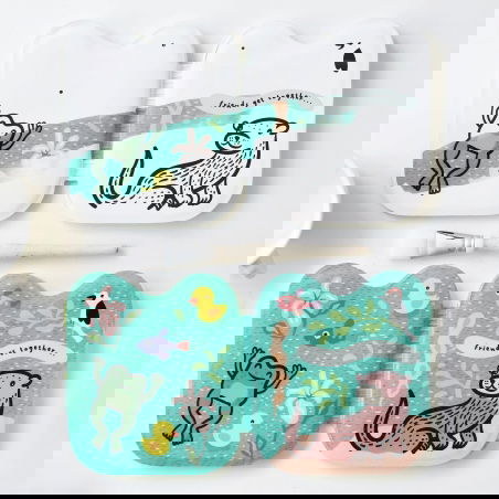 Livre de bain | Frog and friends - Wee Gallery