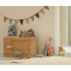 Doudou Hippo avec jupe | Rose