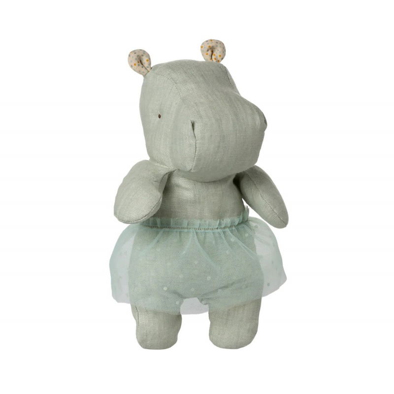 Doudou Hippo avec jupe | Menthe - Maileg