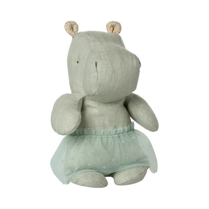 Doudou Hippo avec jupe | Menthe
