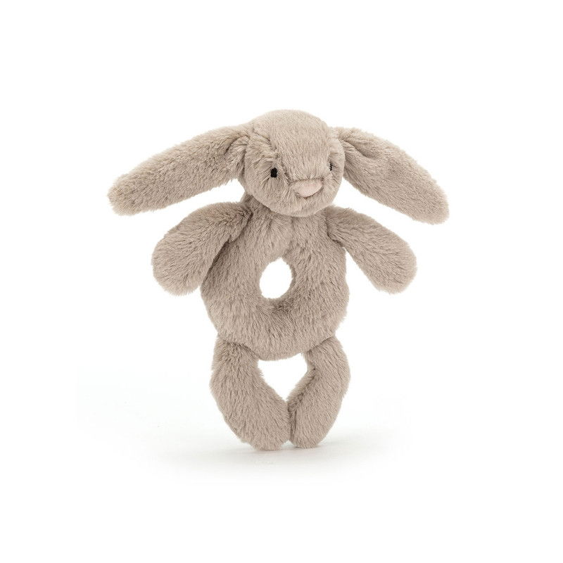Doudou hochet | Lapin beige - Jellycat