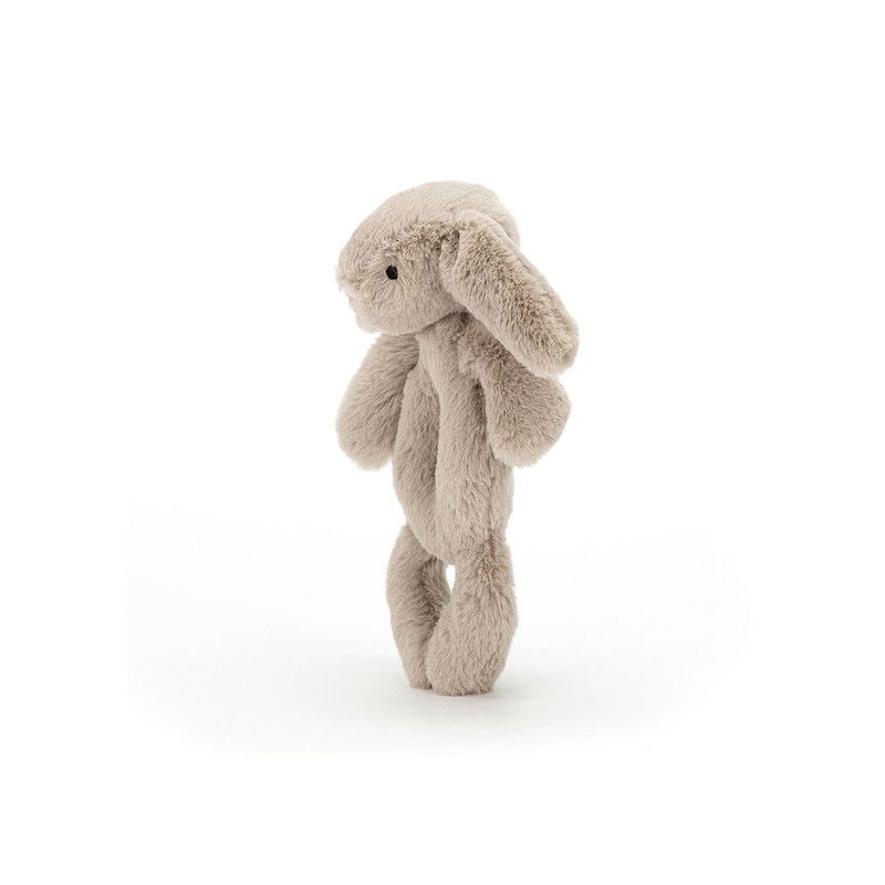 Doudou hochet | Lapin beige