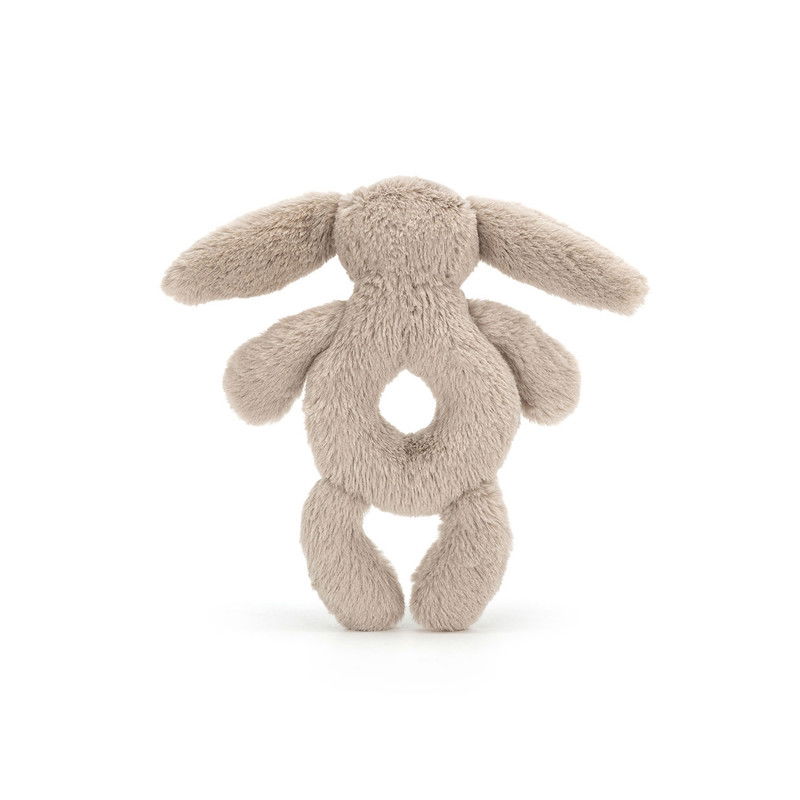 Doudou hochet | Lapin beige