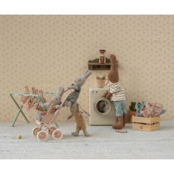 Poussette pour souris | Rose