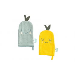 Lot de 2 gants de toilette...
