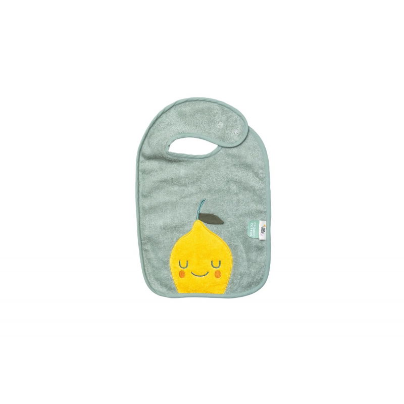 Bavoir en éponge | Lola le citron - The cotton cloud