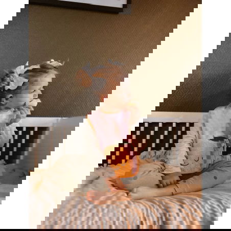 Bavoir en éponge | Mandy la mandarine - The cotton cloud