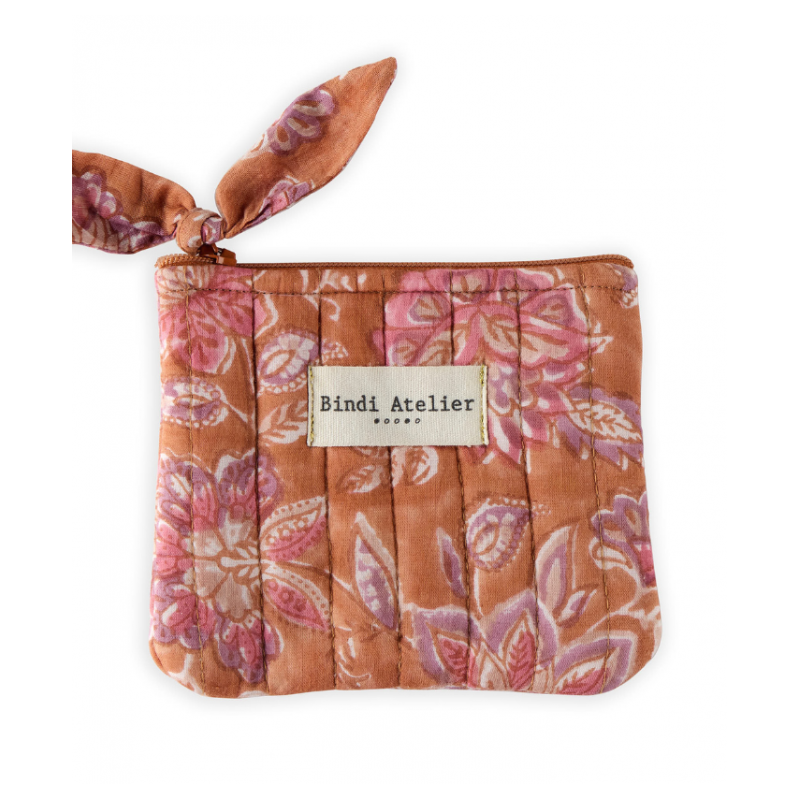 Porte monnaie | Matira Praline - Bindi Atelier