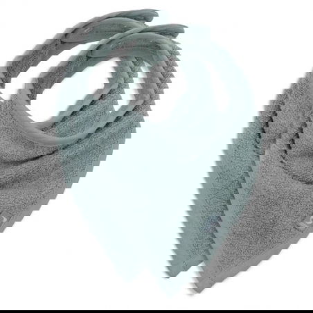 2 bavoirs bandana éponge | Sea green - Jollein