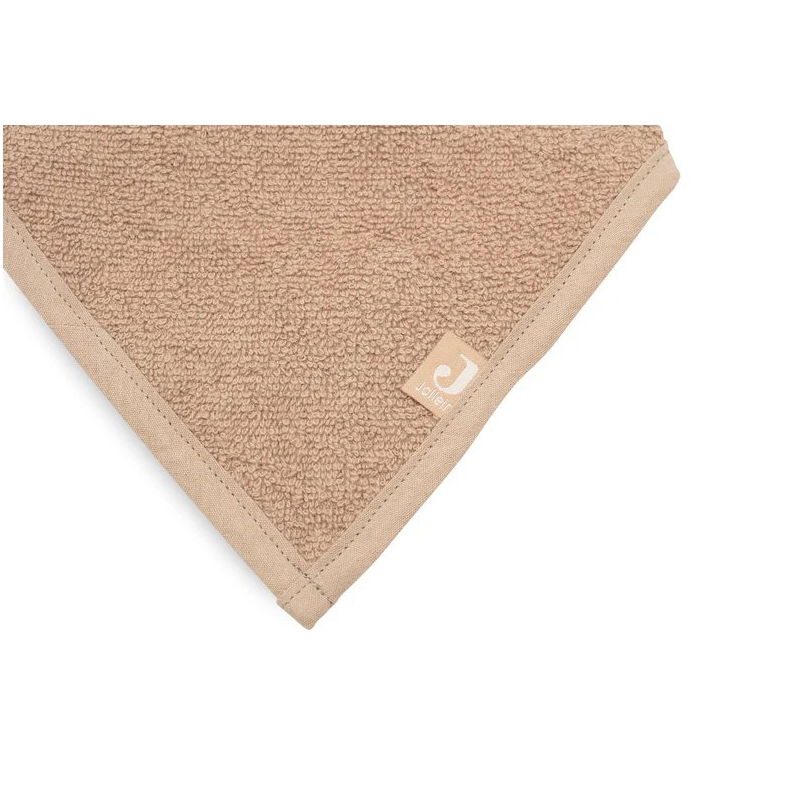 2 bavoirs bandana éponge | Biscuit