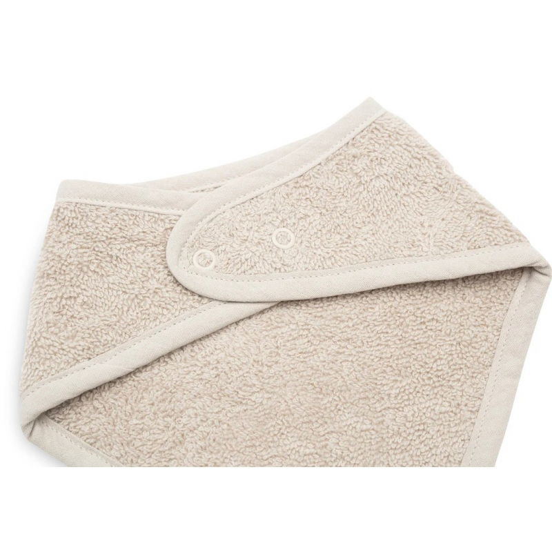 2 bavoirs bandana éponge | Nougat