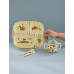 Set vaisselle bébé | Sweet Jungle Print
