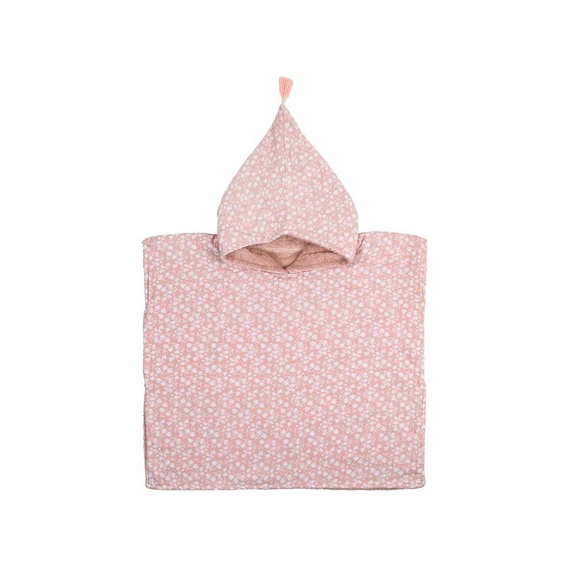Poncho de bain | Bloom Blush 4-8 ans