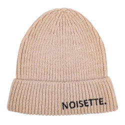 Bonnet de naissance en laine | Noisette