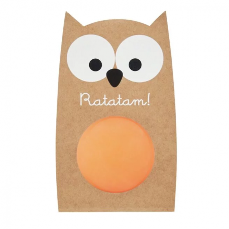 Balle rebondissante hibou | Orange - Ratatam Balle rebondissante hibou | Orange - Ratatam