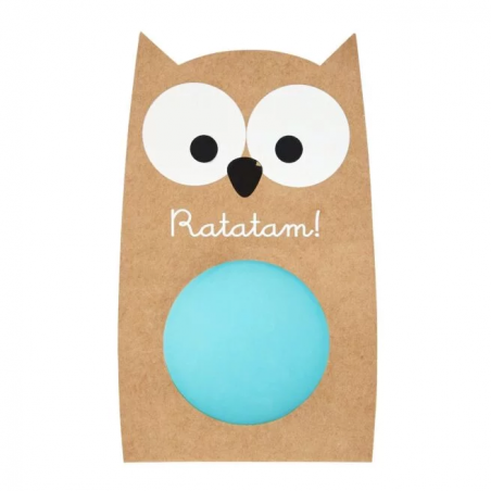 Balle rebondissante hibou | Bleu - Ratatam Balle rebondissante hibou | Bleu - Ratatam
