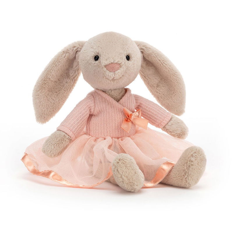 Peluche lapin ballet | Rose