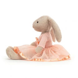 Peluche lapin ballet  | Rose