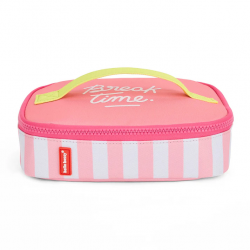 Sac goûter | Pink stripes