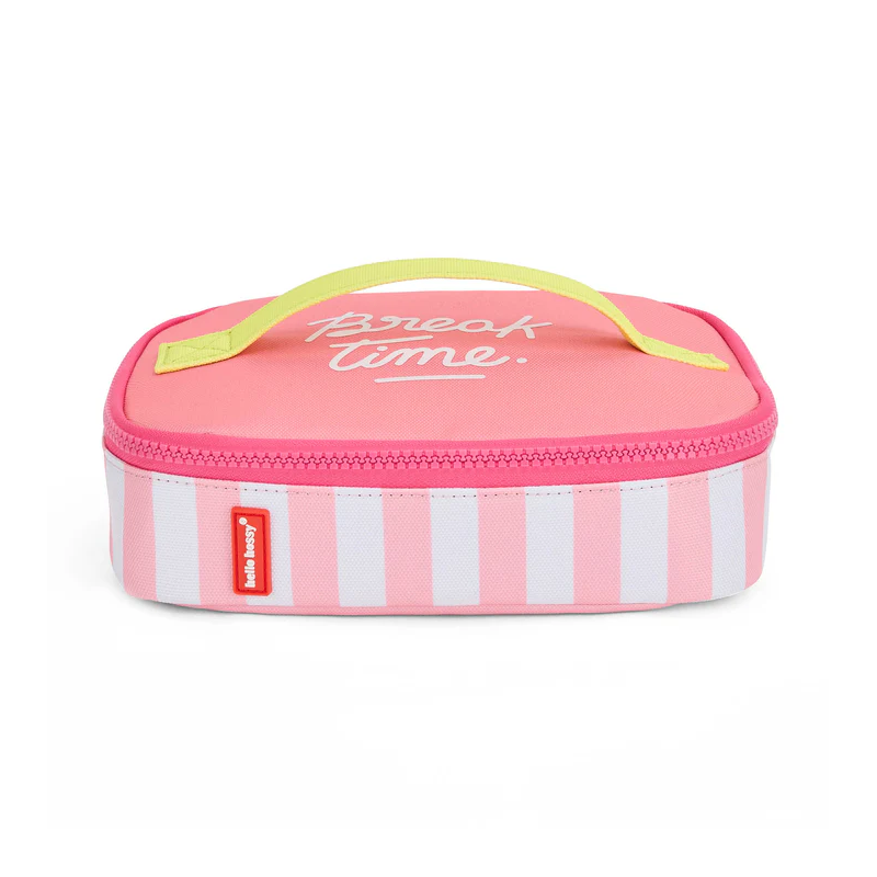 Sac goûter | Pink stripes - Hello Hossy