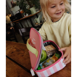 Sac goûter | Pink stripes