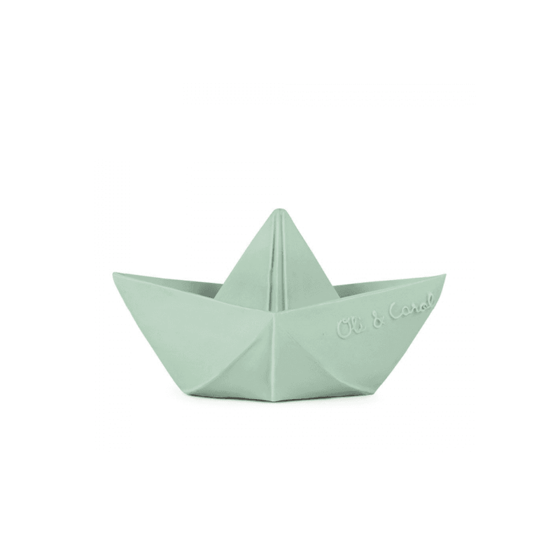 Bateau à mâchouiller vert