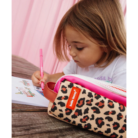 Trousse scolaire | Leopard 7 - Hello Hossy