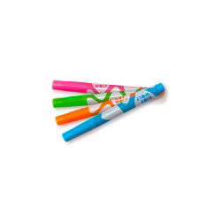 Marqueurs fluorescents - Vert, orange, bleu et rose
