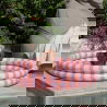 Piscine enfant 100 cm | Rayures roses et rouges - Swim Essentials