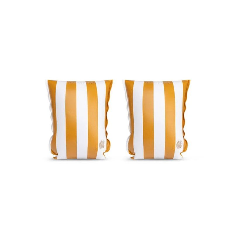 Brassards | Rayures moutarde - Swim Essentials