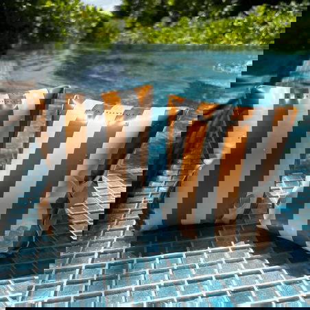 Brassards | Rayures moutarde - Swim Essentials