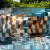 Brassards | Rayures moutarde - Swim Essentials