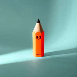 Pot à crayons géant | Orange