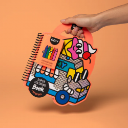 Super coloring & stickers book | Yummy
