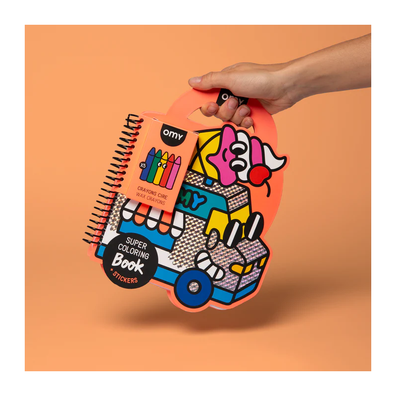 Super coloring & stickers book | Yummy