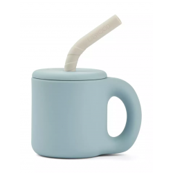 Tasse paille Jenna | Bleu